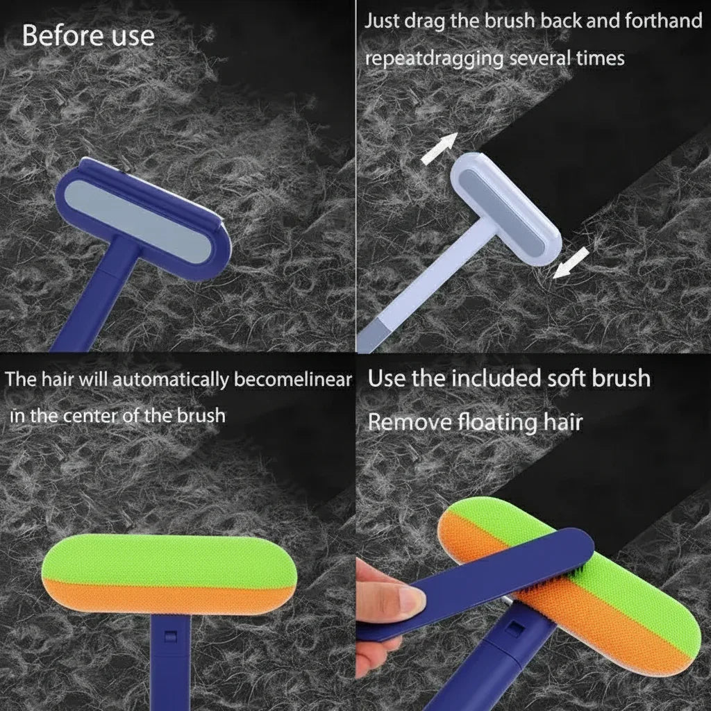 Pet hair remover is suitable for furniture, durable and reusable, washable plush cleaner for dogs and cats, family and outdoor u - FurFree